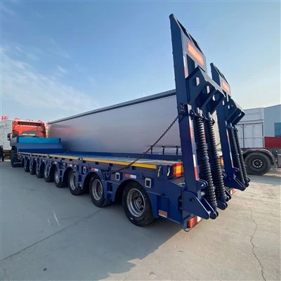 Blue Shape 8 Axle Poluprikolica